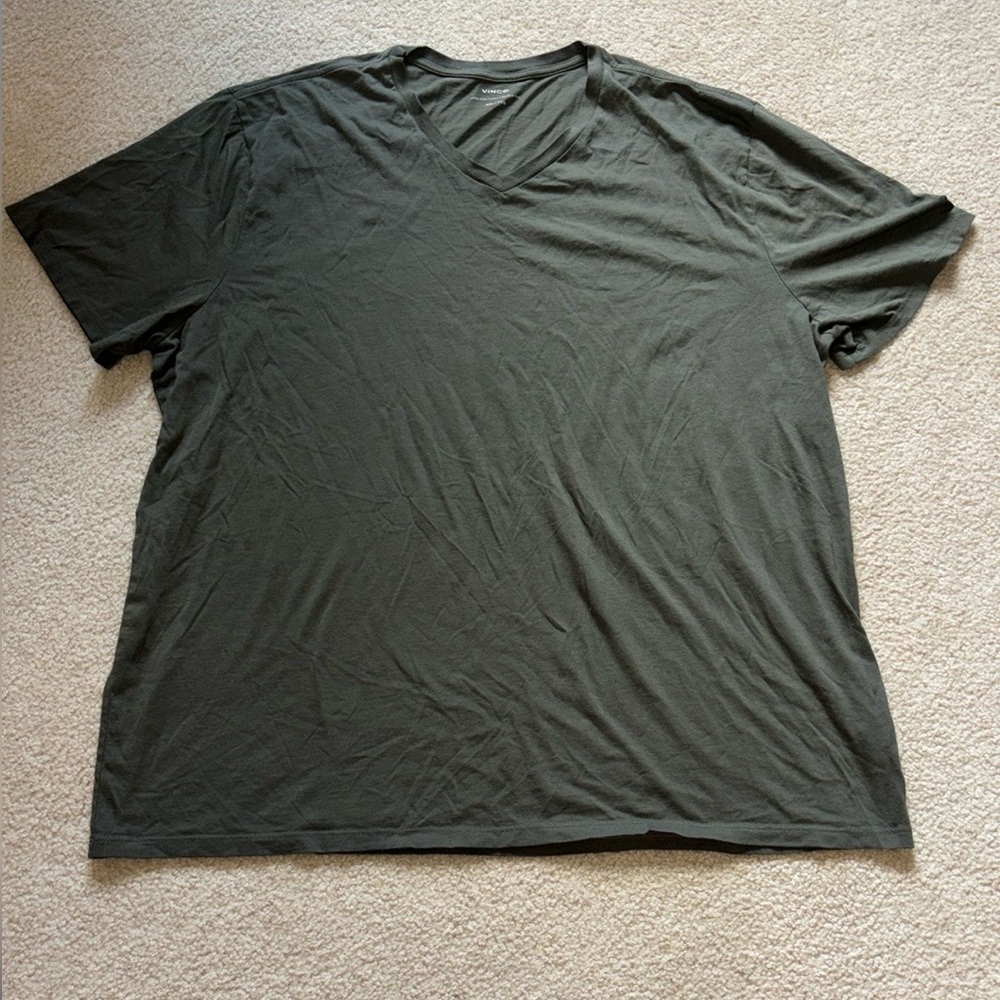 Vince Pima Cotton V-neck - Picture 2 of 3